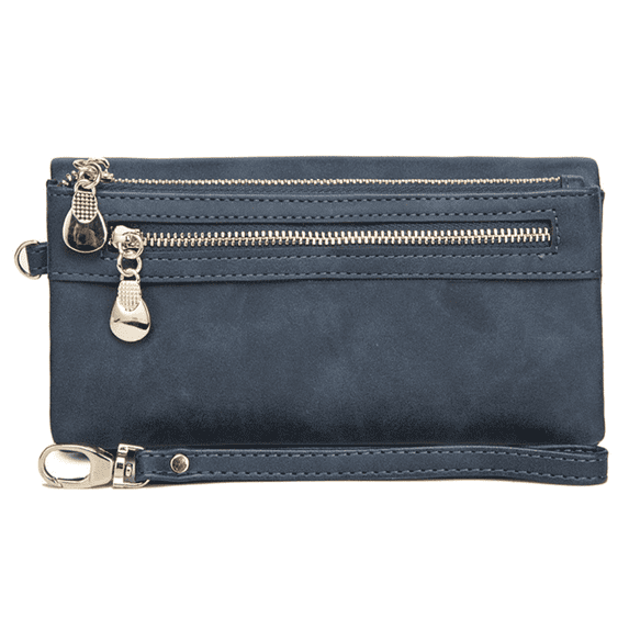 GASTROPOD Womens Wallet,Practical Magnetic Snap Closure Card Holder,Detachable Wristlet for Effortless Carry Versatile PU Leather Wallet