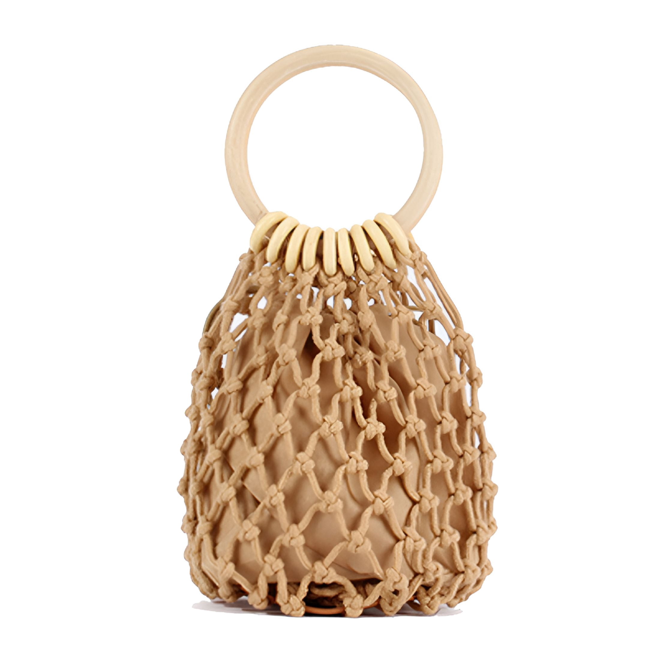 Thread Purses GASTROPOD Woven Bag Beach Clutch Summer Purses Wallet Straw Wooden ...