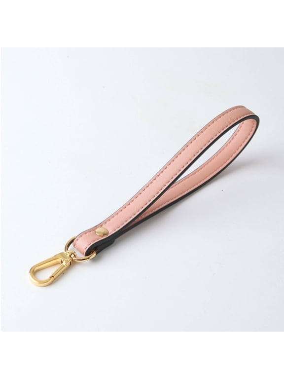 Wristlet Wrist Bag Strap Replacement,Textured Two-Layer PU Leather Wrist Strap for Clutch,Adjustable Detachable Wrist Lanyard