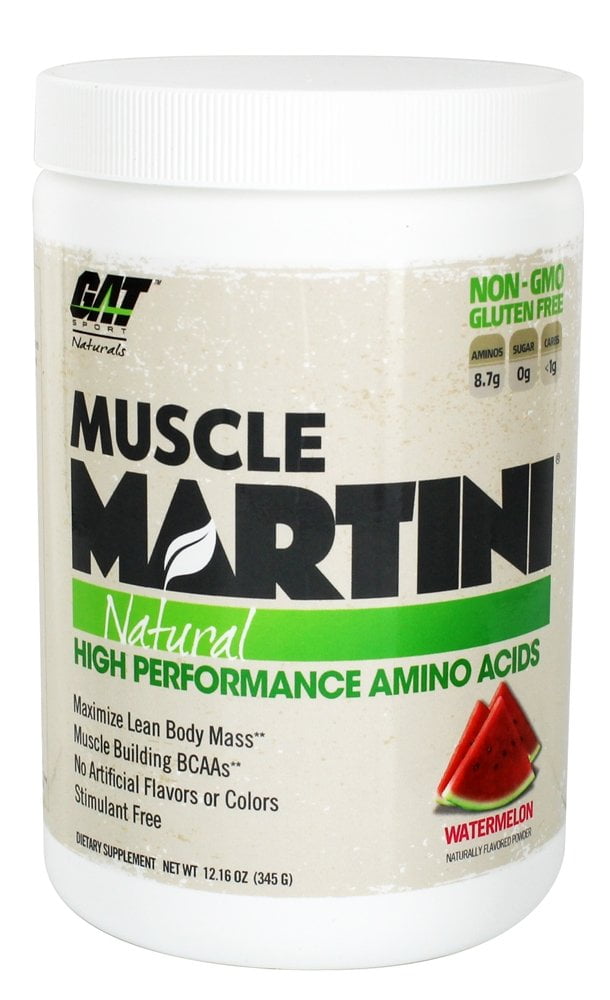 GAT Muscle Martini Natural High Performance Amino Acids Watermelon