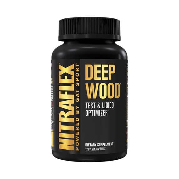 GAT SPORT Nitraflex Deep Wood Capsules, 120 Count, 30 Servings