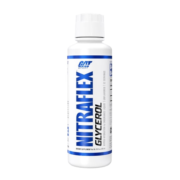 GAT SPORT NITRAFLEX GLYCEROL, Unflavored, 16 fl. oz. (16 Servings)