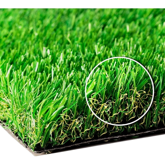 GATCOOL 7'X20' Artificial Grass Realistic 【 Customized Sizes 】 Grass Height 1 3/8" Indoor/Outdoor Artificial Grass/Turf Many Sizes 7FTX20FT (140 Square FT)