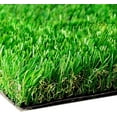 thumbnail image 1 of GATCOOL Artificial Grass,1.38" Pile Height Custom Sizes 4' x4‘ Realistic Synthetic Grass, Drainage Holes Indoor Outdoor Pet Faux Rug Carpet for Garden Backyard Patio Balcony 4FTx4FT (16sq ft), 1 of 5