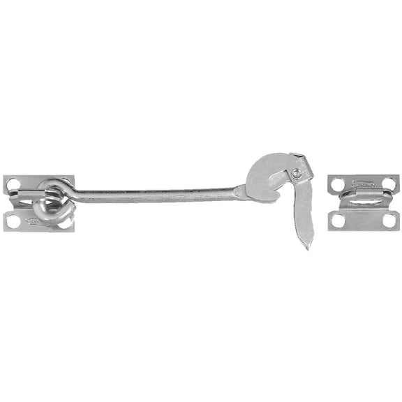 GATE HOOK SFTY W/PLT6"ZN