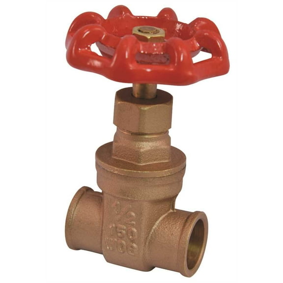 GATE VALVE, 1/2 IN. COPPER X COPPER per 8 Each