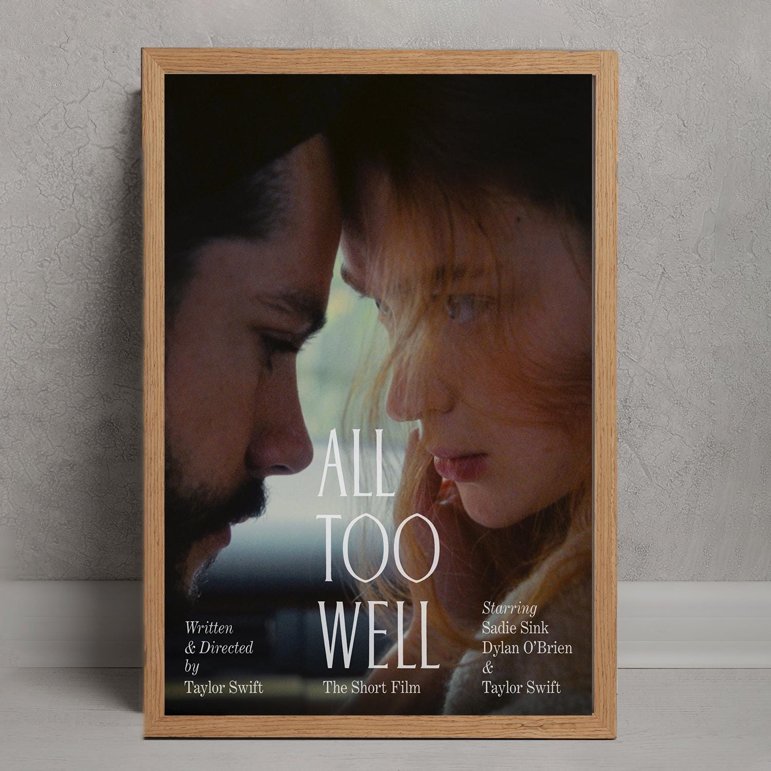 GATEGOO Poster All Too Well The Short Film Movie Poster, Wall Art Decor ...