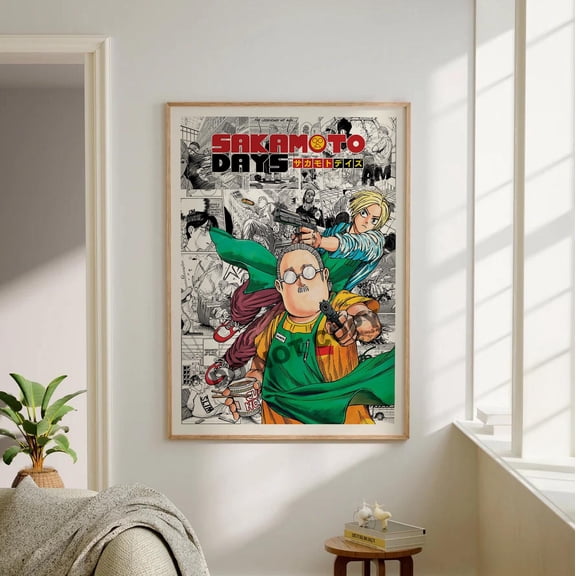 GATEGOO Poster Anime Manga Poster - Sakamoto Days - Wall Art - Anime Gift 16X24, UNFRAMED