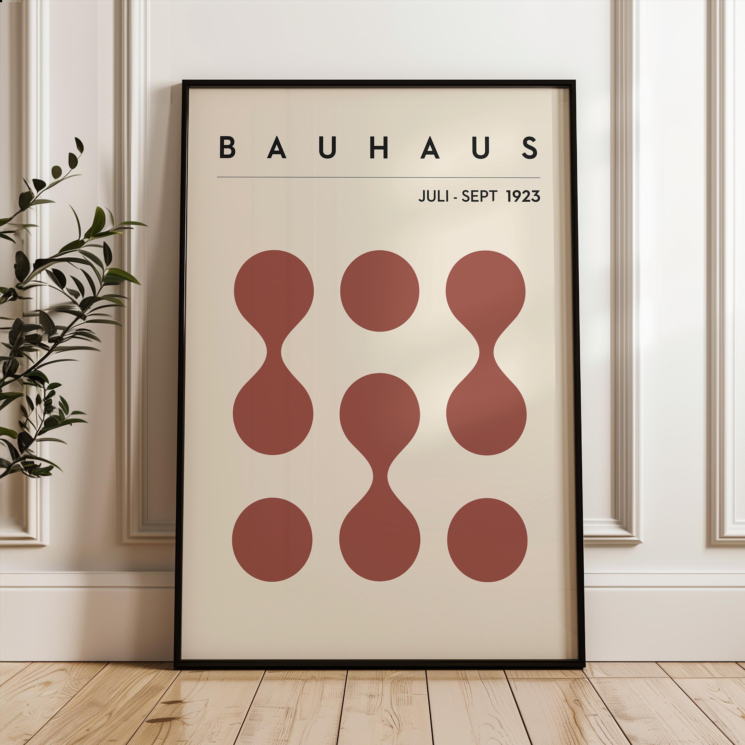GATEGOO Poster Bauhaus Pattern Geometric Poster, Mid Century Modern ...