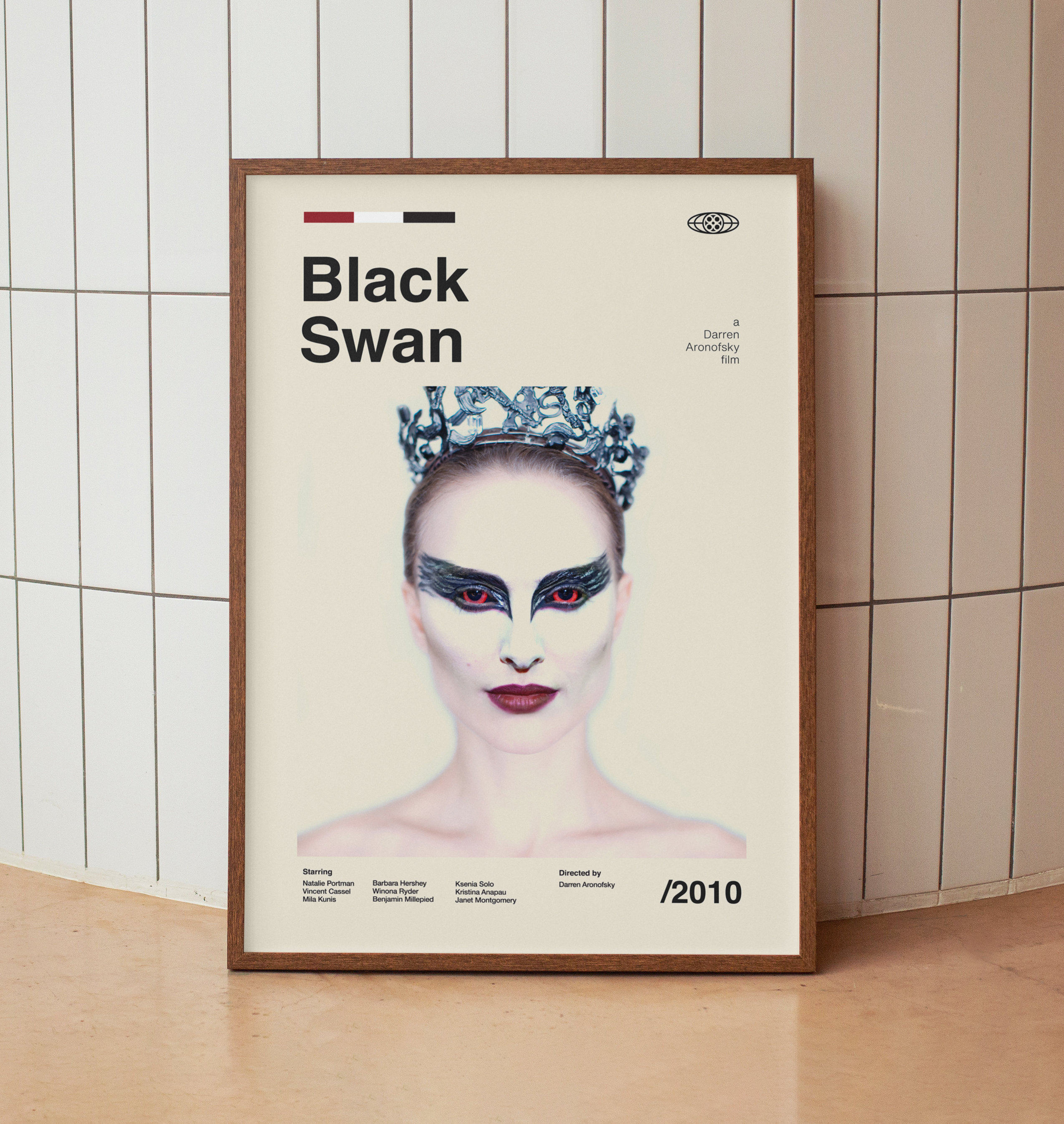 GATEGOO Poster Black Swan Vintage Movie Poster - Natalie Portman ...
