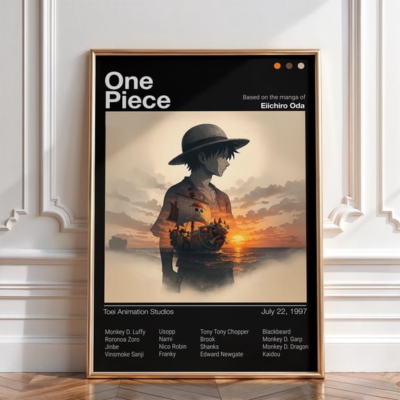 GATEGOO Poster Choose Your Custom Anime Manga Print, Vintage Artwork , Naruto Uzumaki One Piece Poster 16X24, UNFRAMED