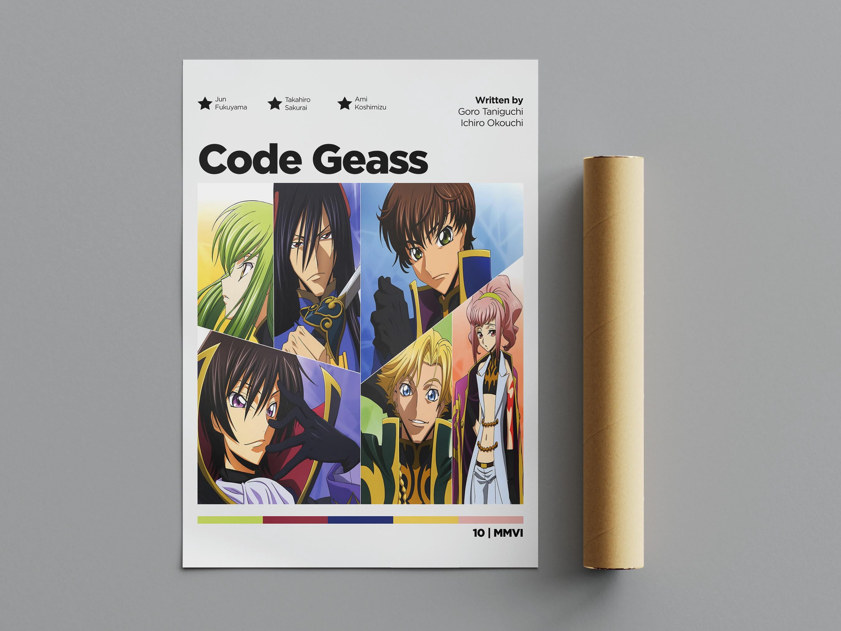 Code Geass Decor GATEGOO Poster Code Geass Poster, Poster, Anime Poster, Wall Art, Wall ...