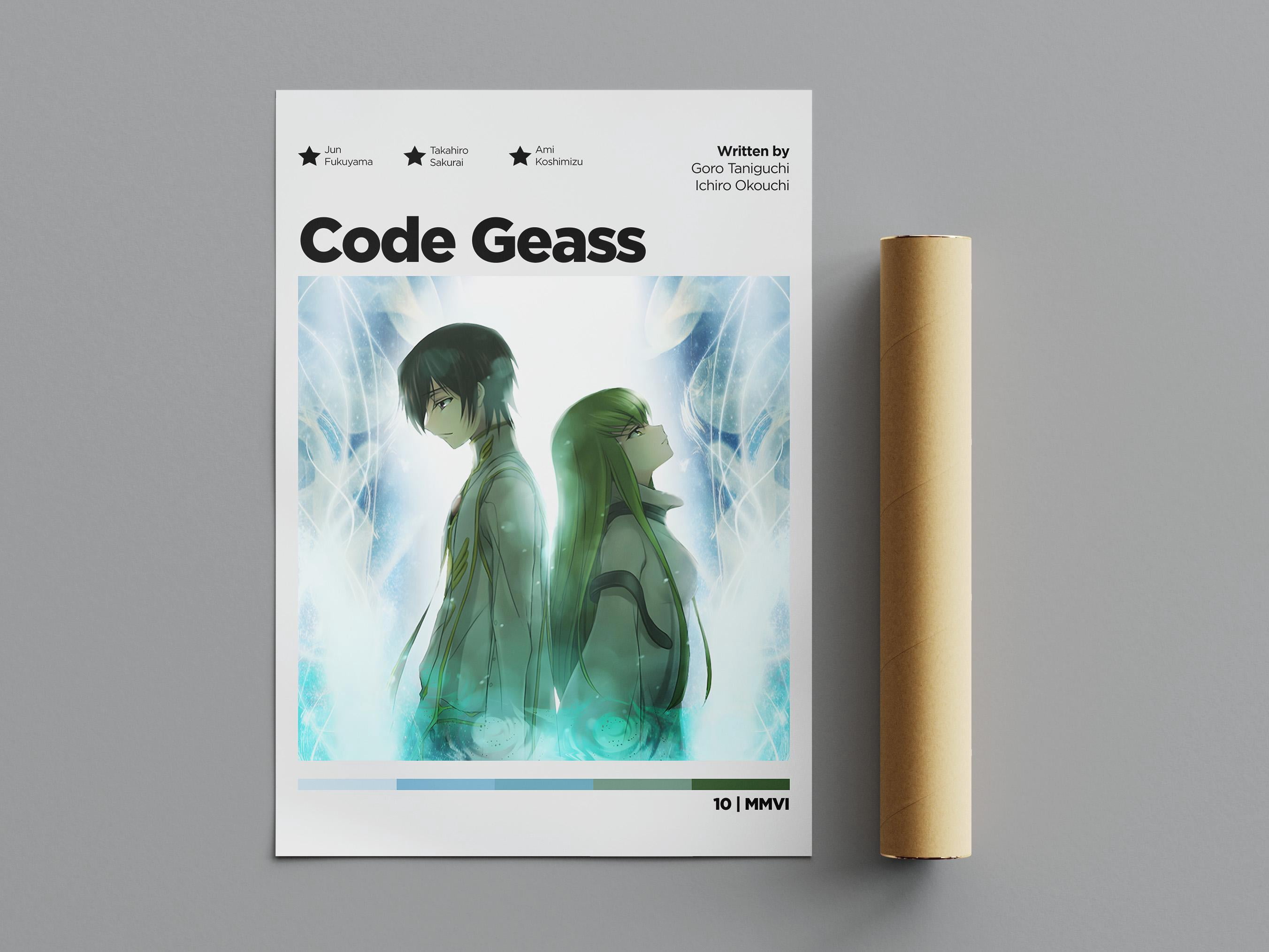 Code Geass Decor GATEGOO Poster Code Geass Poster, Poster, Anime Poster, Wall Art, Wall ...