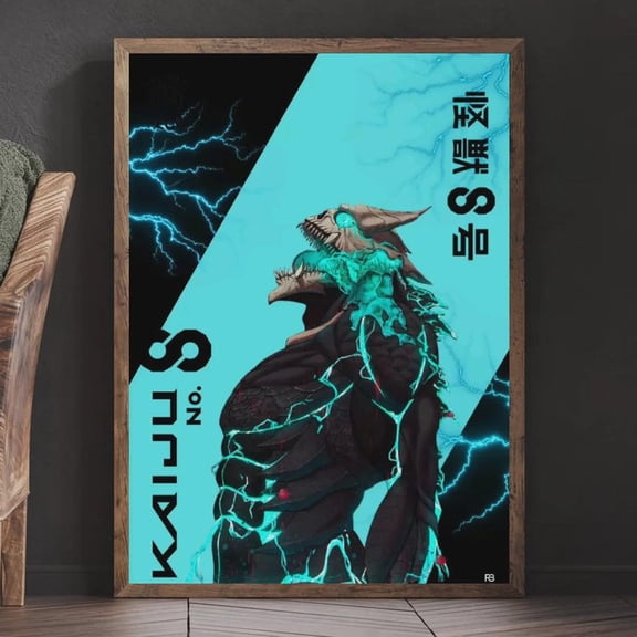 GATEGOO Poster Kaiju No. 8 Anime Poster | Kafka Hibino Wall Art | Dark Manga Poster | Japanese Anime Decor | Otaku Room Art 24X36, UNFRAMED