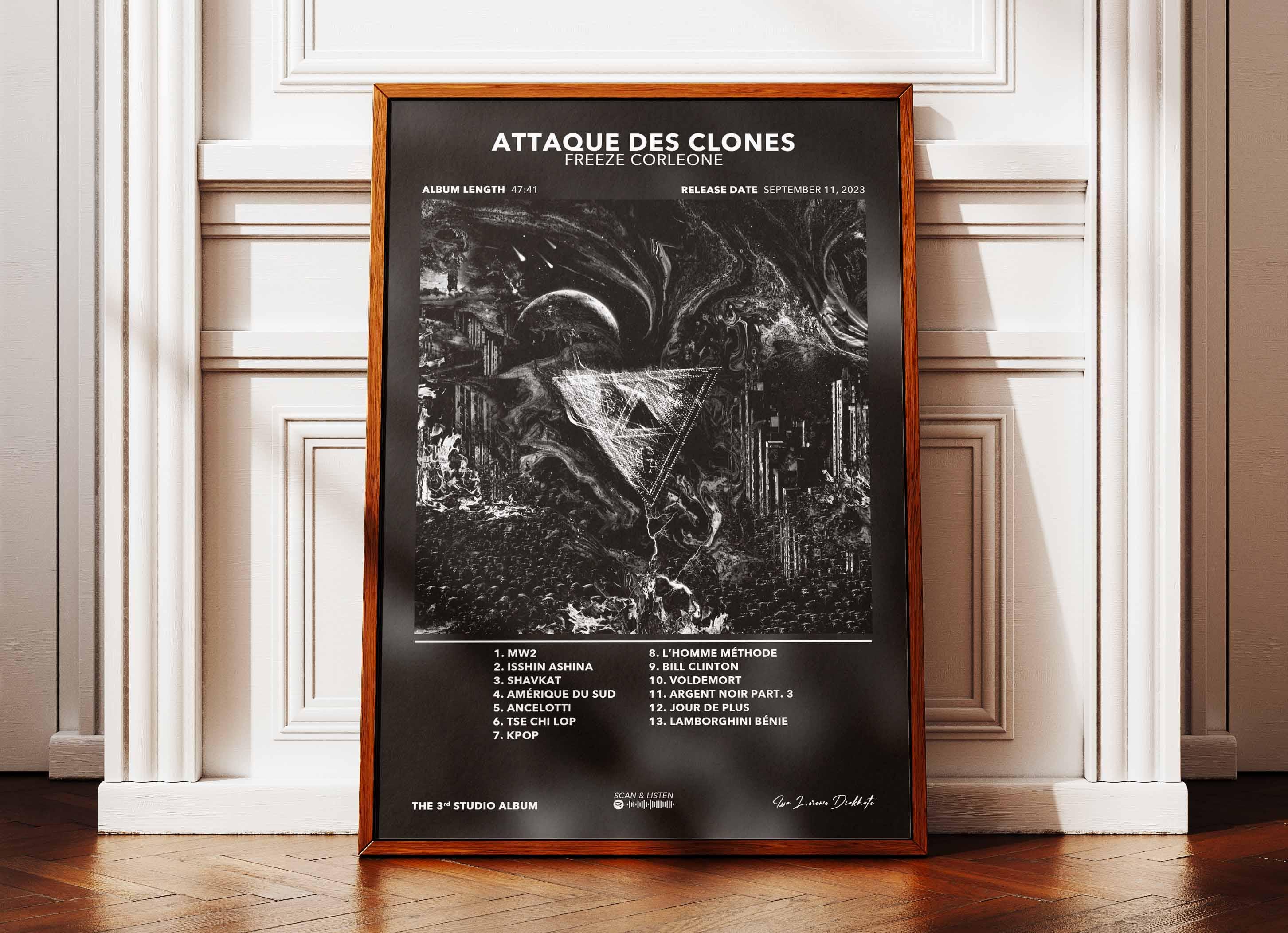 GATEGOO Poster Poster Album Adc Freeze Corleone | Poster Freeze ...