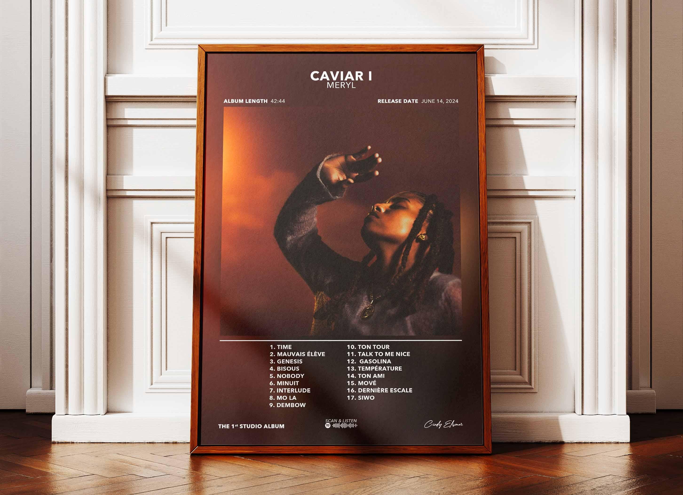 GATEGOO Poster Poster Album Caviar I Meryl | Poster Meryl Caviar I ...