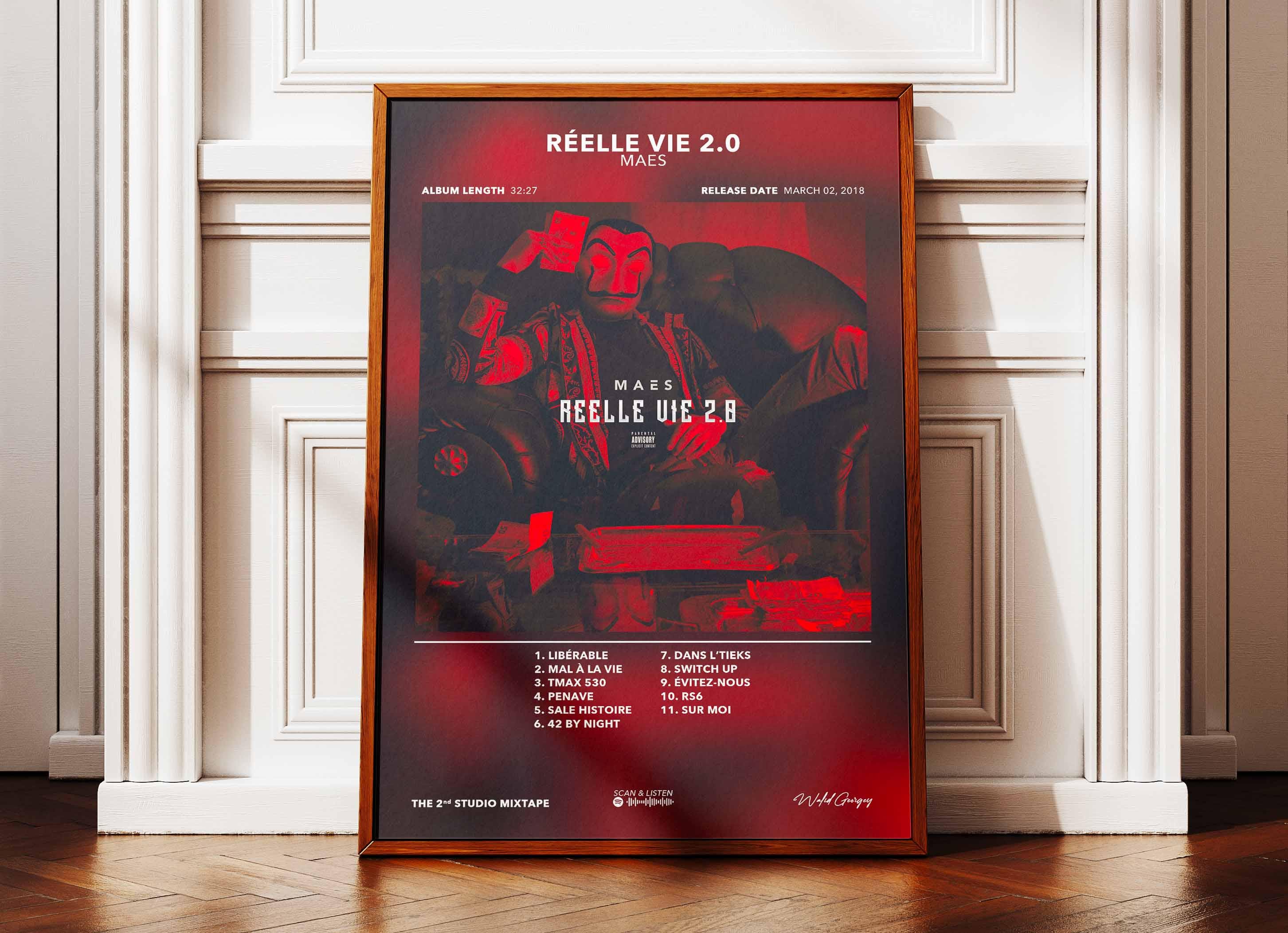 Mae's Rapper Wall GATEGOO Poster Real Lifealbum Poster By Maes | Real Lifealbum Poster By ...