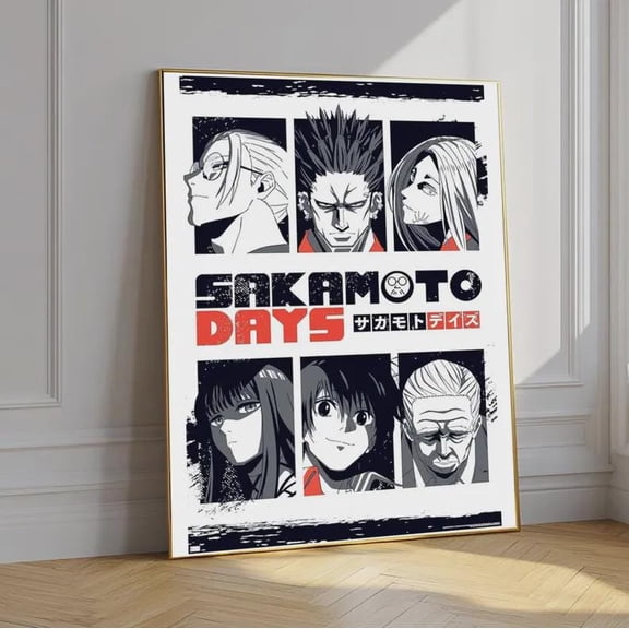 GATEGOO Poster Sakamoto Days Anime Poster – Japanese Manga Wall Art, Action Comic Print, Otaku Room Decor 12X18, UNFRAMED