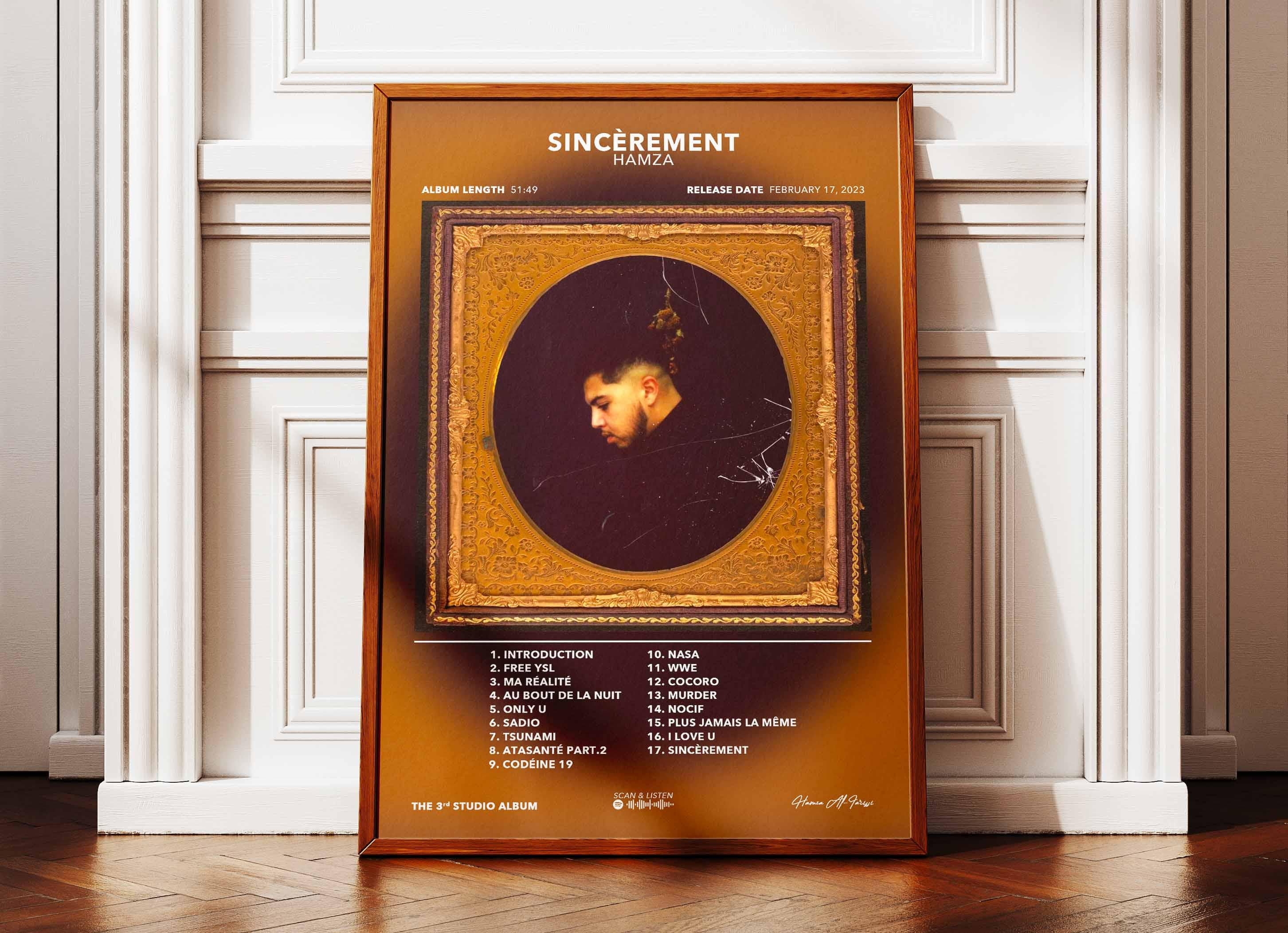 GATEGOO Poster Sincerely Hamza Album Poster | Hamza Album Poster ...