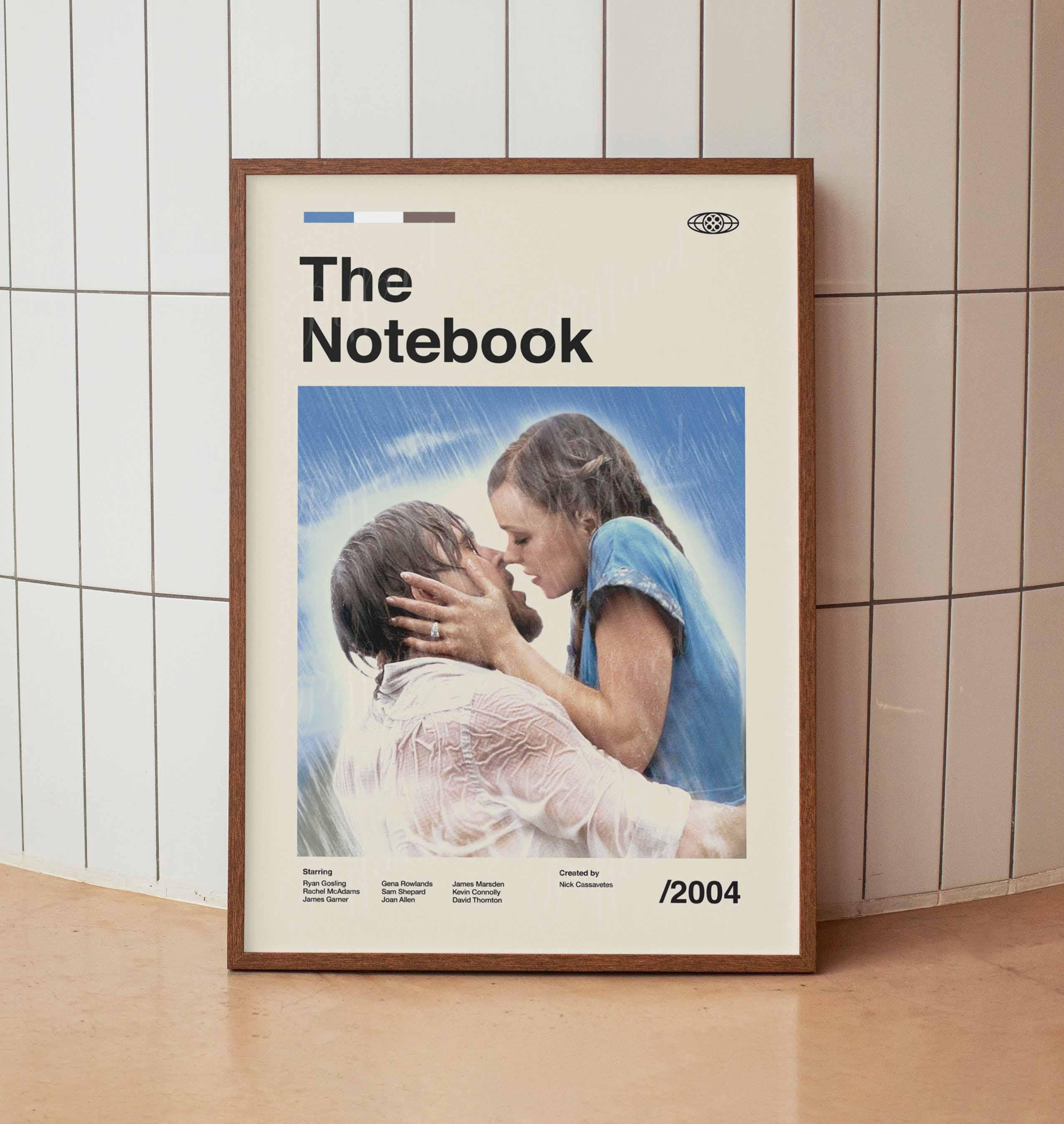 GATEGOO Poster The Notebook Vintage Movie Poster - Ryan Gosling Rachel