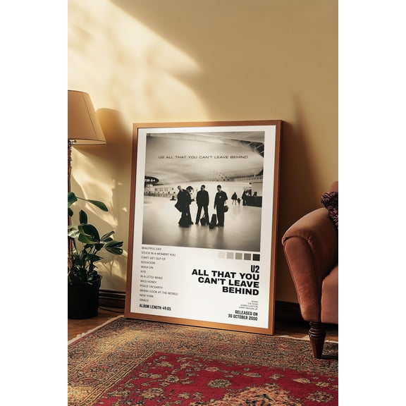 GATEGOO Poster Trendy Album Cover Print | Vintage Rock Wall Art | Rock Music Poster | Retro Rock And Roll Band Merch | Y2K Aesthetic Music Keepsake - Art Print 16X24, UNFRAMED