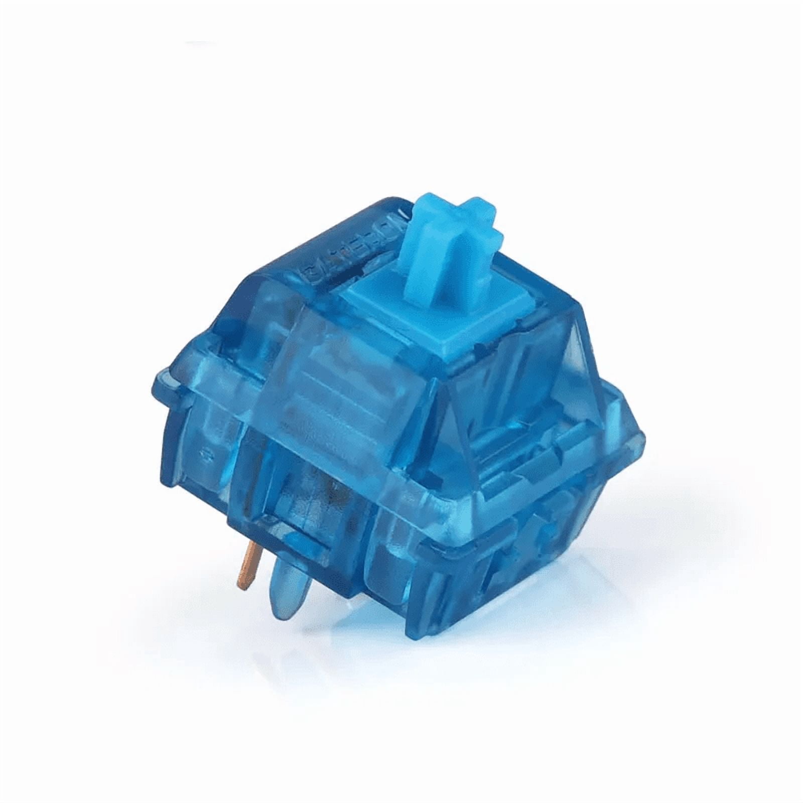 Gateron ink v2 Blue Clicky Keyboard Switch, 75gf 5-Pin Plug-In LED Compatible, MX Mechanical Keyboard Linear Switch for Typing & Gaming, 35 PCS