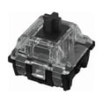 thumbnail image 1 of GATERON KS-15 Optical Black Keyboard Switches, 60gf RGB LED Infrared Path Linear Key Switches for Mechanical Keyboard (35PCS, Black), 1 of 4