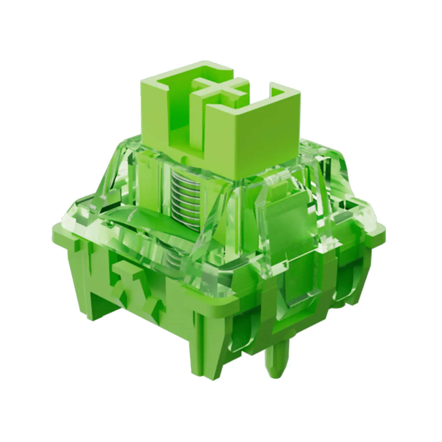GATERON Magnetic Green Dragon HE Keyboard Switches, Hall Effect 5 Pin 33gf Pre-lubed Plate Mounted Green Linear Magnetic Key Switches Compatible for Hall Effect Magnetic Keyboard (70pcs)