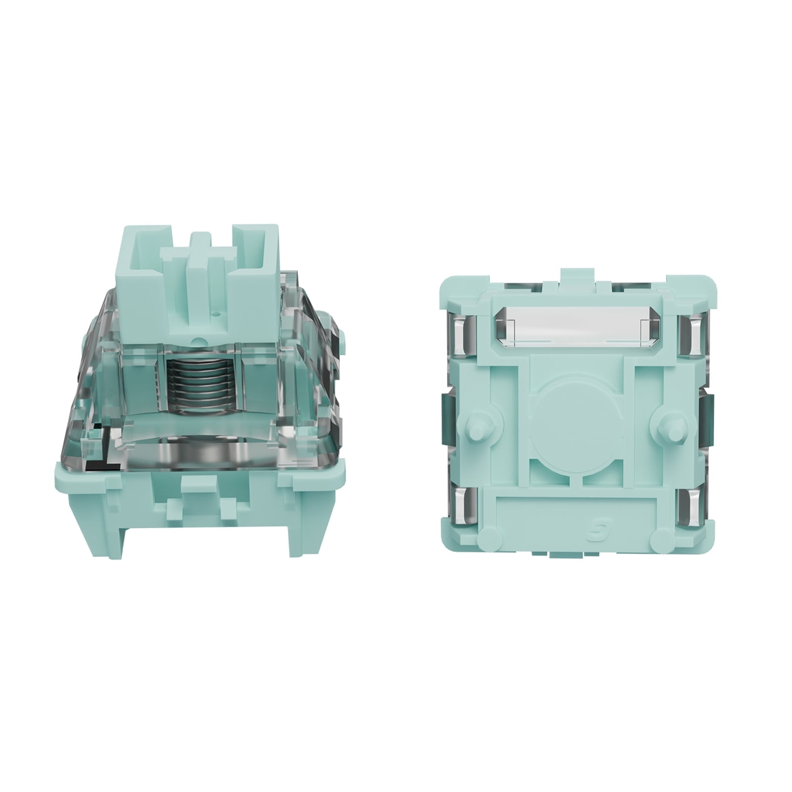 GATERON Magnetic Jade Gaming Keyboard Switches, HiFi Sound Wall Stem Linear Factory Pre-lubed Permanent Magnet Freely Setting Pre-Travel Key Switches for Magnetic Gaming Keyboard(70PCS)