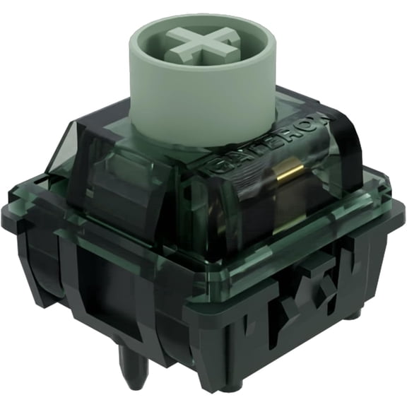 Gateron Magnetic Jade Series Keyboard Switches, Linear with Adjustable Pre-Travel, Factory Pre-Lubed for Magnetic Gaming Keyboards (Jade Emerald, 90 Pieces)