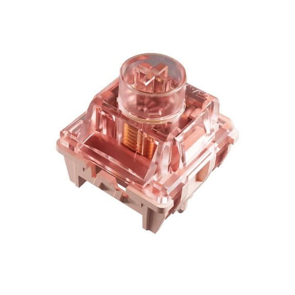 GATERON Magnetic Spark Keyboard Switch, Wall Stem Linear Pre-Travel Freely Setting Factory Pre-lubed for Magnetic Gaming Keyboard (Spark Pink, 70pcs)