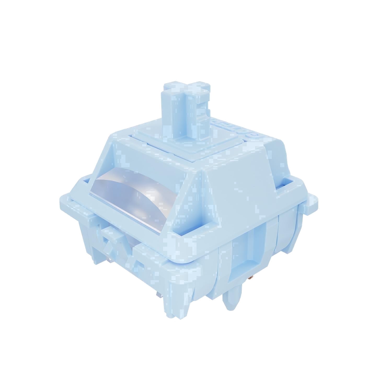 Gateron Smoothie Series Linear Switch, 5-Pin Pre-lubed Full POM Keyboard Switch for MX Mechanical Keyboard, Sea Salt Smoothie (105PCS)