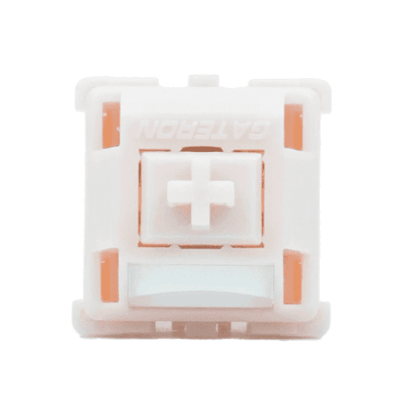 GATERON Smoothie Series Keyboard Switches, Linear Tactile Silent RGB LED 5 Pin Factory Pre-lubed Full POM Key Switches for MX Mechanical Keyboard (Strawberry Smoothie, 35)