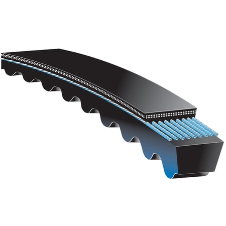 5VX470 V-Belt, 47 in Outside Length, 5/8 in Top Width, 0.547 in Thickness, 1 Ribs 5VX470