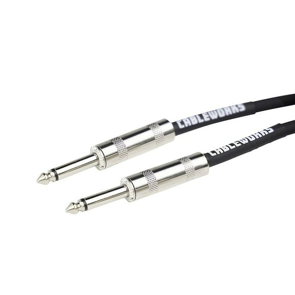 GATOR CABLEWORKS Backline Series Straight to Straight Instrument Cable 30 ft. Black