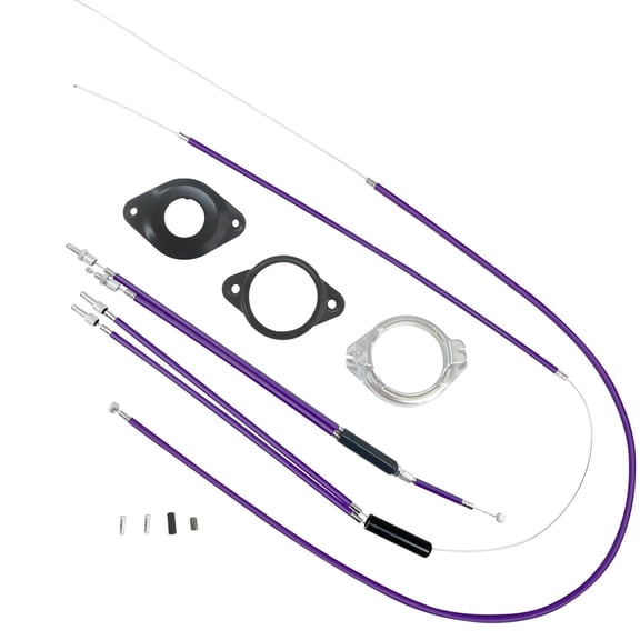 GATWOEST Prograde BMX Bike Gyro Brake Cables Front + Rear Upper + Lower with ...