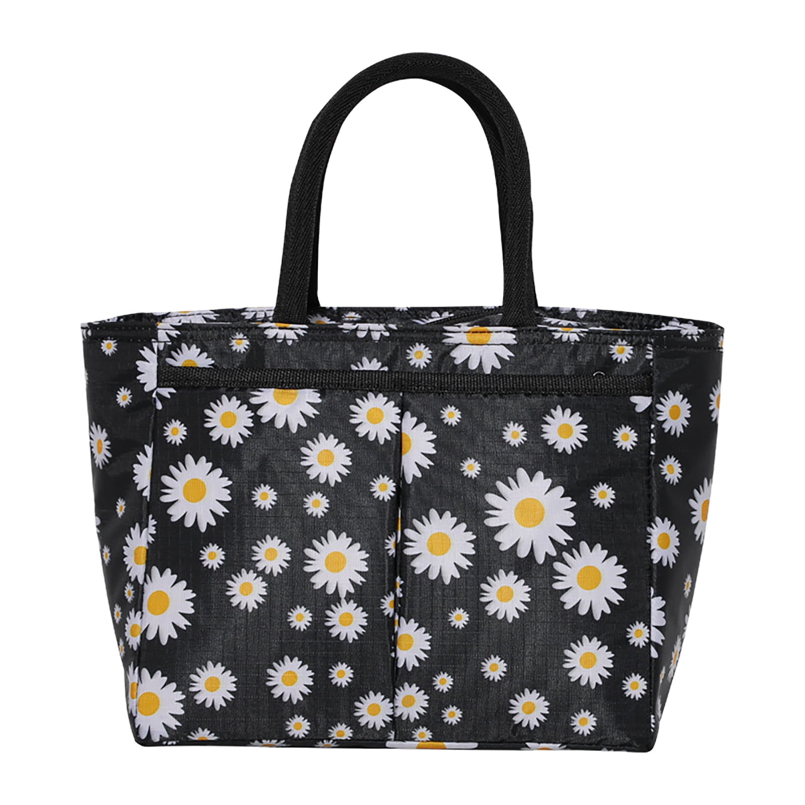 Stylish Lunch Bag Floral Printed Cooler Bag Women Tote Bag