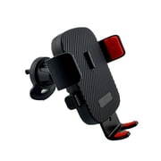 GATYZGEAR Car Phone Mount for Air Vent and Dashboard - Universal Cell Phone Holder with Expandable Auto-Lock Arm, One-Click Install, 360 Degree Rotation, Fits 4 to 7 Inch iPhone and Android, Black