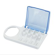 GATYZGEAR - Electric Toothbrush Holder Compatible with Braun Oral-B Type 3757 Charger| Four Heads Organizer | All-in-One Dust Protection for Electric Toothbrush Replacement Heads & Charging Base