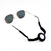 GATYZGEAR Eyeglass Lanyard   Sunglasses Strap with Holder Compatible with AirTag Tracker   Adjustable Eyeglass Strap for Eyewear Loss Prevention   Sunglasses Lanyards Black Adjustable Band