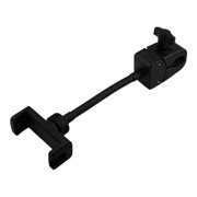 GATYZGEAR Flexible Gooseneck Cell Phone Holder with All Metal Clamp, Black, for Gym, Car, Wheelchair, Golf Cart, Instrument Stand