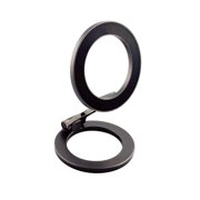 GATYZGEAR - Magnetic Car Mount Ring | Nylon MagSafe Compatible Magnetic Mount| Double-Sided, Flexible & Adjustable Mount for iPhone | Perfect for Use Gym Equipment or Vehicle | Black   1.5 Pound