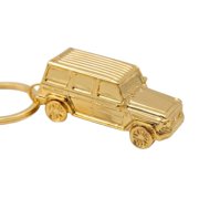 GATYZGEAR Polished Gold G Wagon Metal Keychain