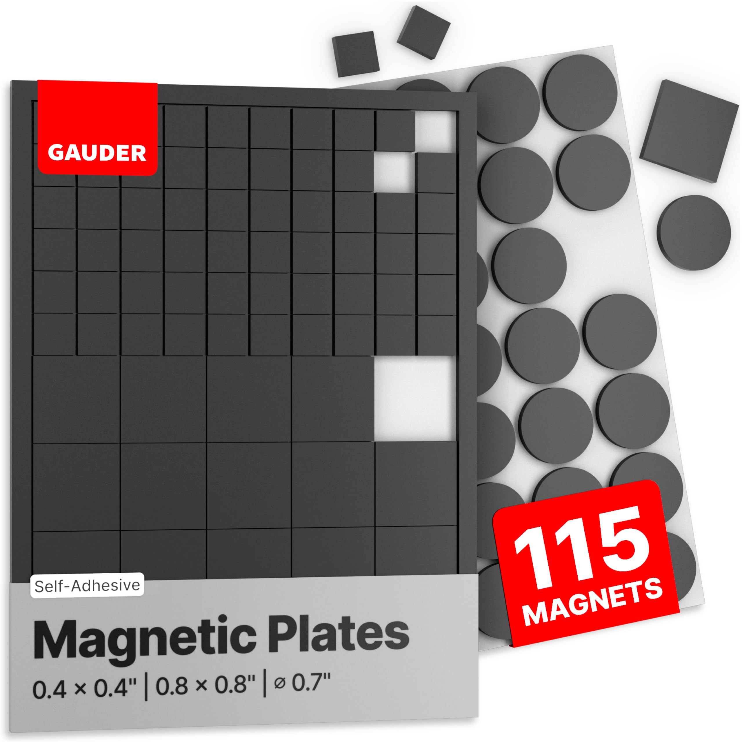 GAUDER Dots and Squares Small Sticky with Adhesive