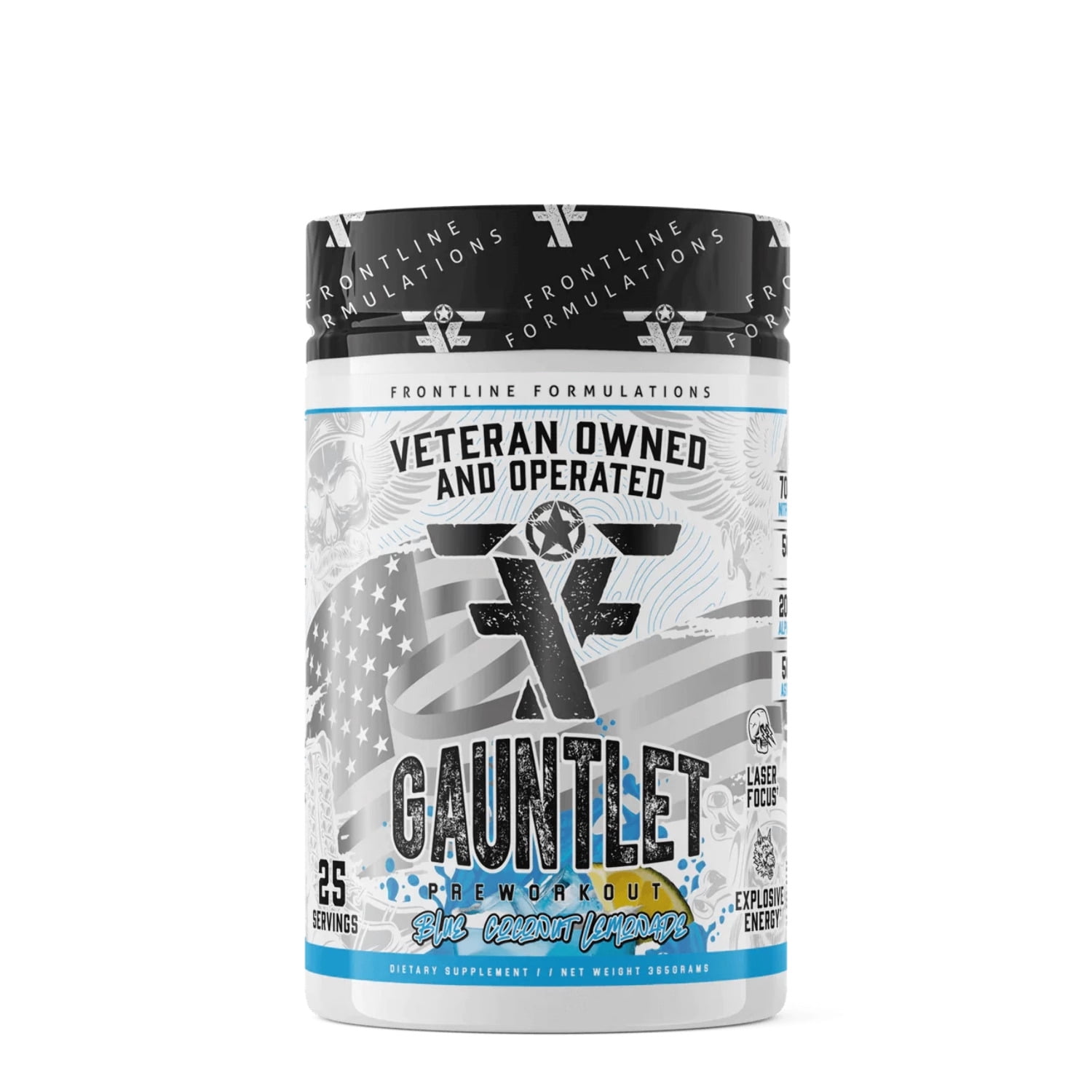 Frontline Formulations Gauntlet Pre-Workout Powder, 25 Servings ...