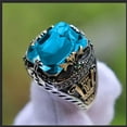 thumbnail image 1 of GAVONO 10pcs Men's Women Vintage Charm Ring Wholesale Mixed Lots Gemstone Stone Ring-TJZ22032Blue-Mix Size, 1 of 8