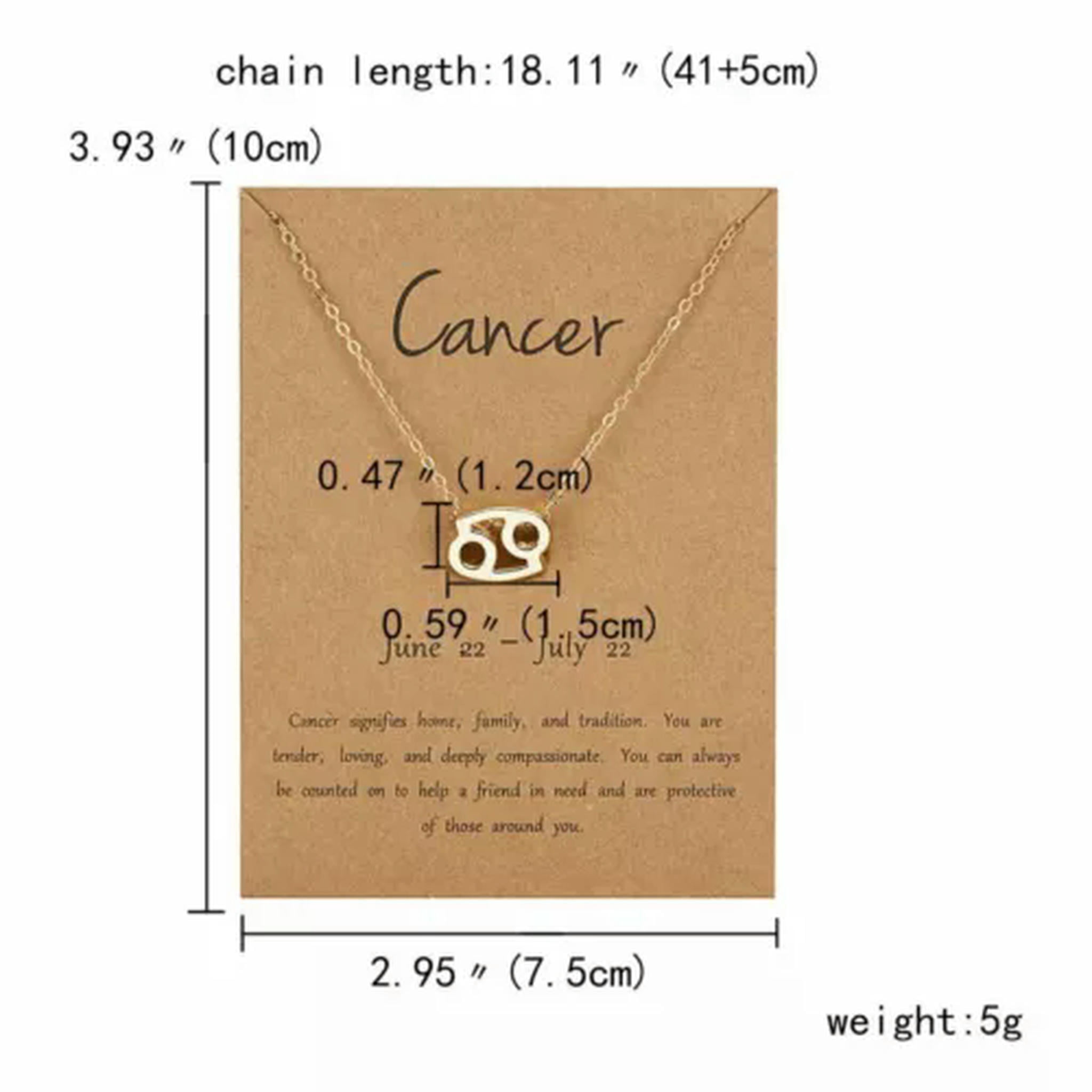 GAVONO 12 Constellations Zodiac Signs Symbol Pendant Necklace Choker ...