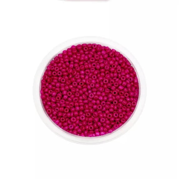 GAVONO 3mm 4mm Glass Beads for Bracelet Making Loose Bead for DIY Jewelry Supplies-Rose Red-4mm 300pcs