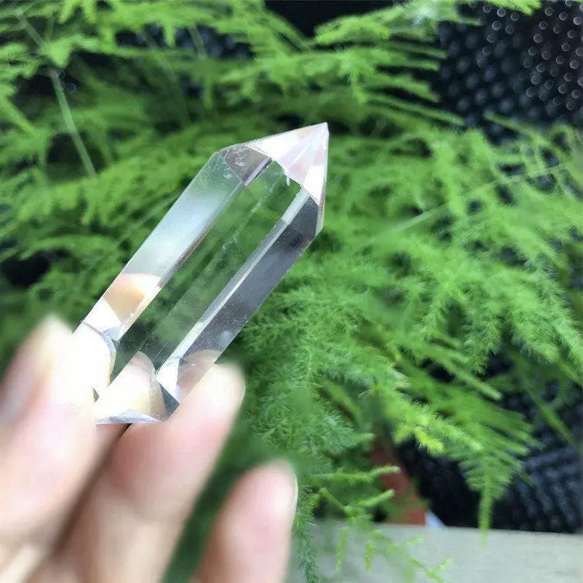 Quartz Column GAVONO 50-60mm Raw Natural Clear Quartz Crystal Stone Obelisk Healing ...