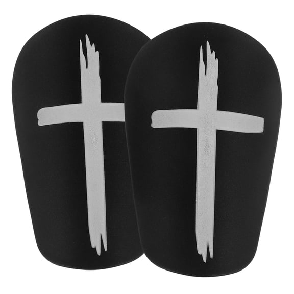 GAXIRE 1 Pair Shin Guards PU Material Lightweight Protective Gear for Football Soccer